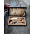 Vintage cutlery set in box