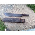 Awesome ww1 1916 knife with leather holder