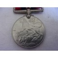 WW2 War Medal 19391945 with ribbon - D.J. Steyn