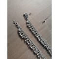 TWO Silver color Chiming Bracelets