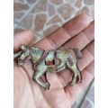 Small made in Germany tin toy horse