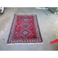 Persian, commercial Shiraz market rug Size is 1.48m x 1.05m