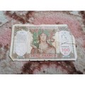 banque de l`indochine 100 francs