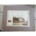 Antique photo of a boat