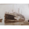 Antique photo of a boat