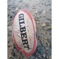 Small signed rugby ball