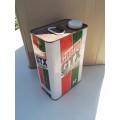 Two old castrol tins