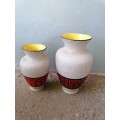 Vintage made in Germany vases the small one have a chip