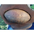 LARGE Original Handcrafted Spinning LIONS Rugby Ball!!! 400mm x 280mm ONE OF A KIND