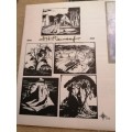 Pierneef, 5 Linocuts and 4 Stamps, 22 x 16 cms,