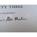 1ST EDITION WENDELL BERRY BEN SHAHN NOVEMBER 26 1963 JFK MEMORIAL BOOK W CASE
