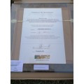 original fence from robben Island prison with authentication certificate