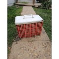 Vintage Willow cooler box. Condition as per picture