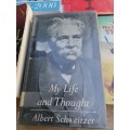 my life and thought Albert schweitzer 1958