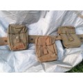 SA army web belt with R1 ammo pouches