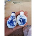 2 vintage or antique chinese parfume bottles