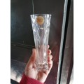 French `Cristal d` Arques` Genuine Lead Crystal Flower Vase