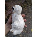Royal Doulton dog porcelain figure. Have been repaired