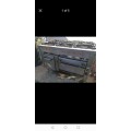 Large and heavy industrial gas stove