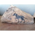 2 lovely painting on rock