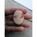 Vintage cameo carving