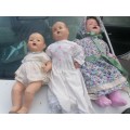 3 antique dolls for 1 price