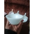 Vintage milk glass ware