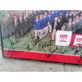 RARE FIND WILLS WORLD CUP 1996 PHOTO ON BOARD SIGNED BY SA TEAM