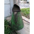 Large 5 liter Vintage Green Oil Can