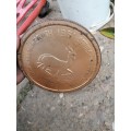 Awesome Rare 1961 tin in the shape of a coin