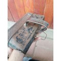 Vintage metal dustpan