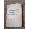 A Company Commander Remembers from El Yibo to El Alamein by Chooks Blamey