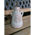 Pottery candle holder