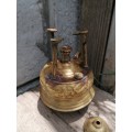 Small antique brass stove