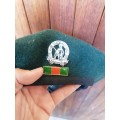 South African Commando Beret with Bar & Cap Badge