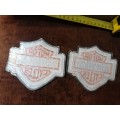 Harley Davidson Cycles Embroidered Patches bid per patch