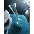 Molten glass vase