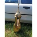Large Saudi Arabia brass kettle. 79cm tall weight near 8kg