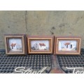 3 miniature paintings by Andrea