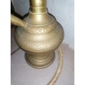 Vintage brass hookah pipe
