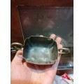 Art deco silver plated sugar holder