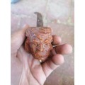 Vintage carved smoking pype condition as per picture