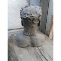 INVESTMENT Hezekiel Ntuli Eshowe `zulu` bust sculpture clay art original 1912-1973