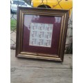 1987 GREAT BRITAIN STUDIO POTTERY FRAMED STAMPS