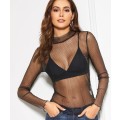 **80% Off Xmas Sale : Gorgeous sheer mesh top on sale**