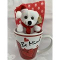 **Valentines Day Sale : Gorgeous Double sided printed Coffee Mug and Teddy Gift combo**