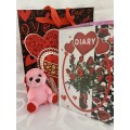 **Warehouse Clearance Sale : Gorgeous Teddy and Diary Gift combo**