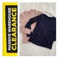 **Warehouse Clearance: 80% off 2 in a pack Woolworths tops**