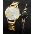**Mothers Day Gifts Just Arrived: Stunning Gold Quartz Watch and bracelet set  **