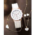**Mothers Day Gifting: Gorgeous 4 piece Watch, pendant and earring set **